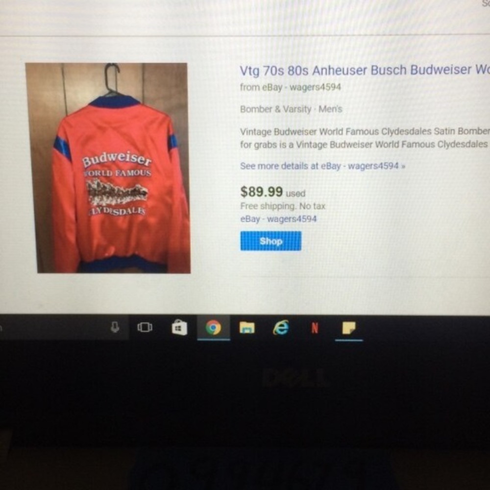 Budweiser jacket - Picture 3 of 3